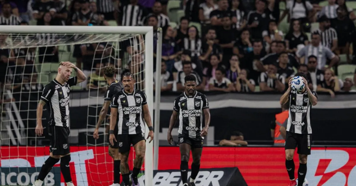 Ceará perde para Juventude no Castelão: G6 distante e reestreia de Vina em jogo amargo