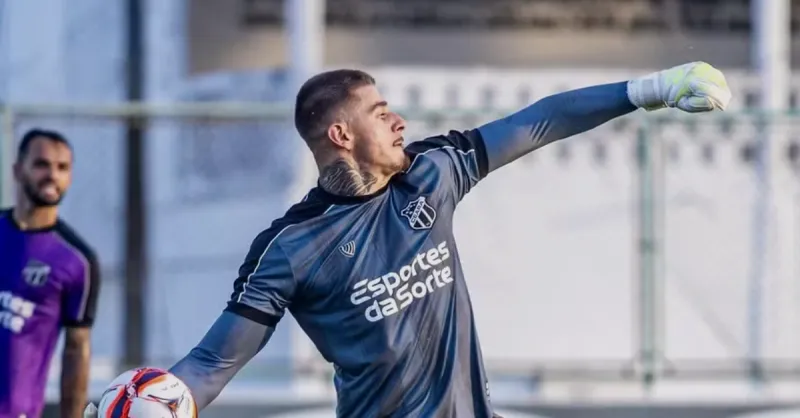 Meurer, goleiro do Ceará, detalha sua chegada e ambições para 2026